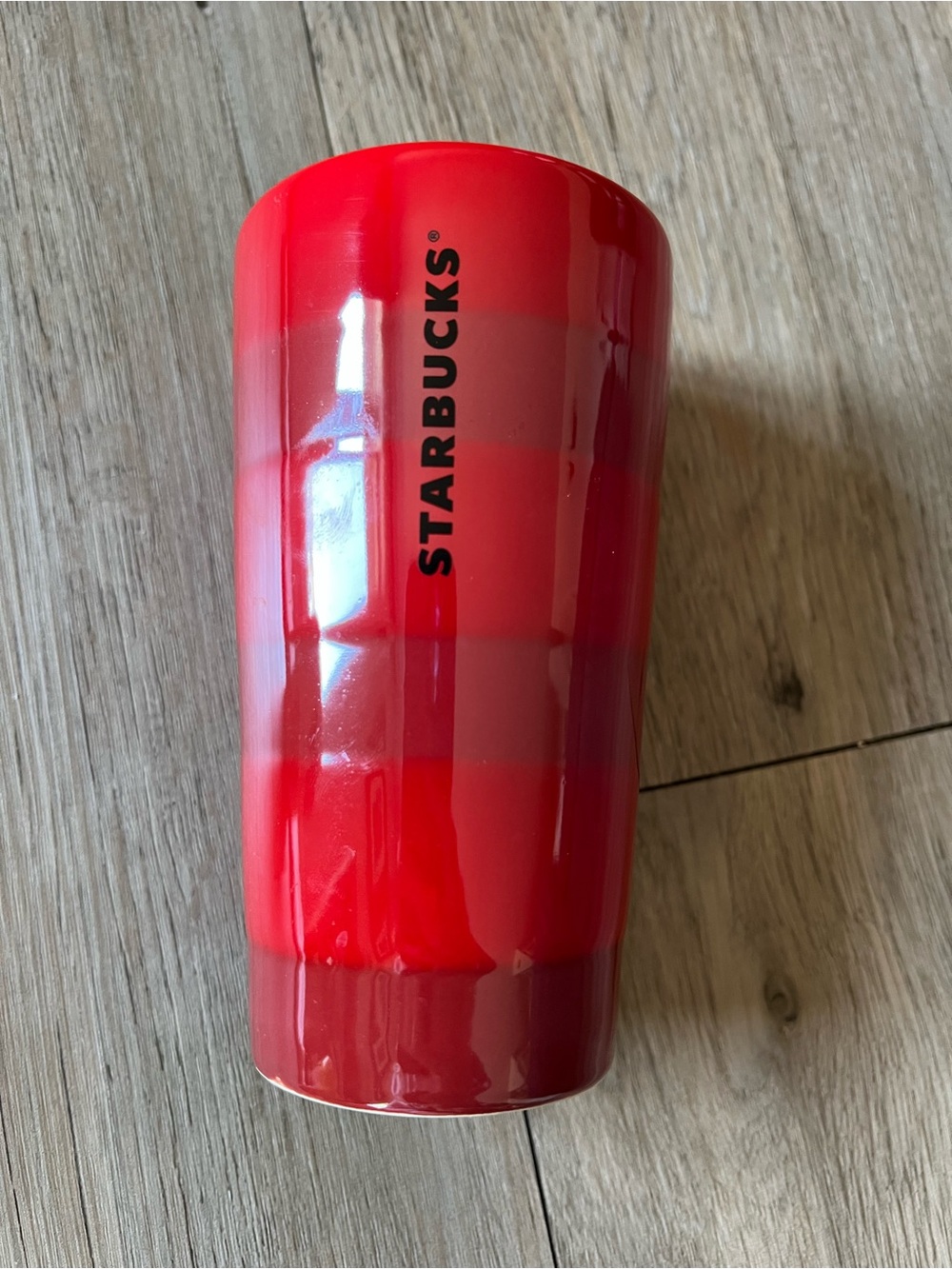 Starbucks Red Gradient Travel Tumbler